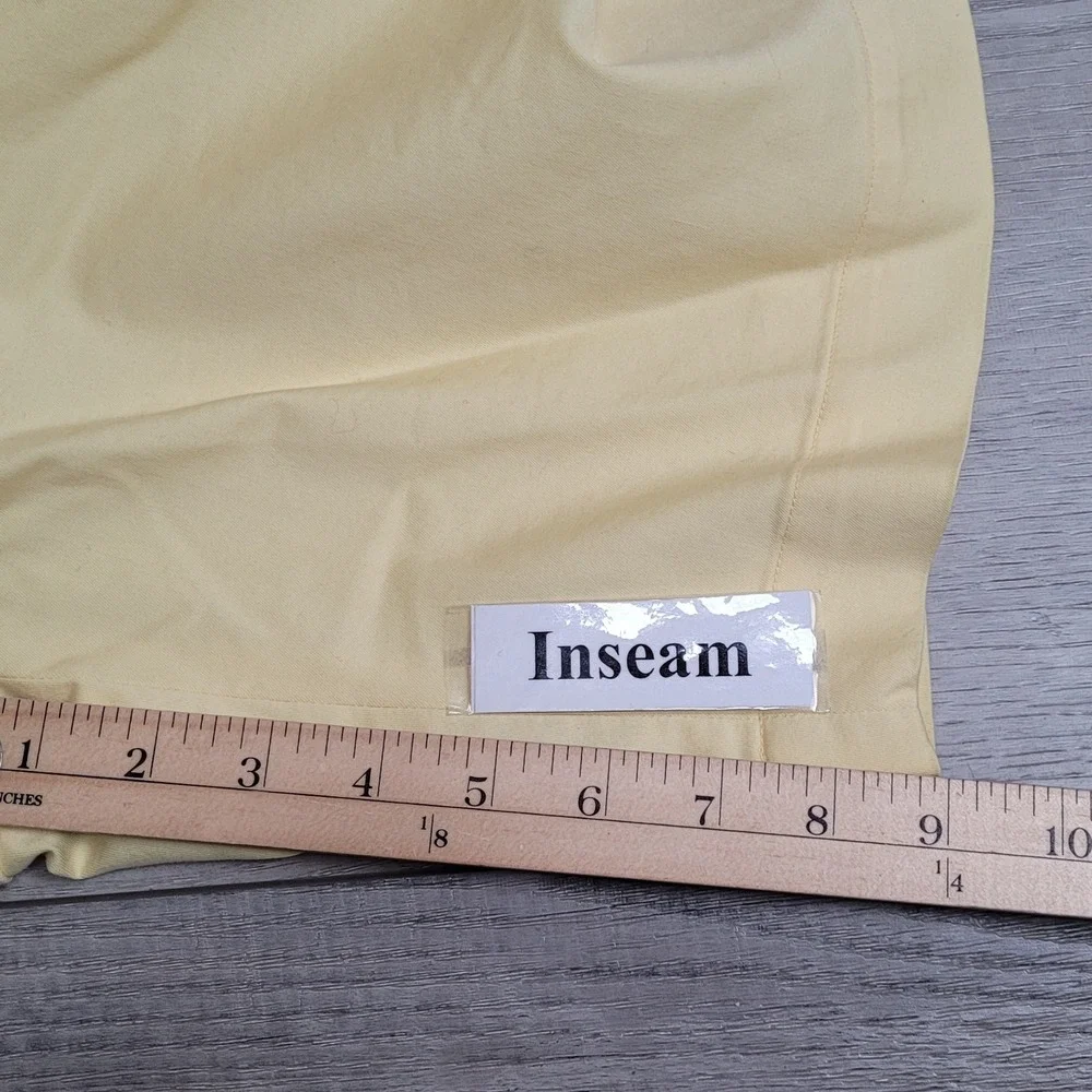 ⛳Polo Ralph Lauren Performance Golf Shorts Mens 38x9 Yellow Stretch Tailored Fit